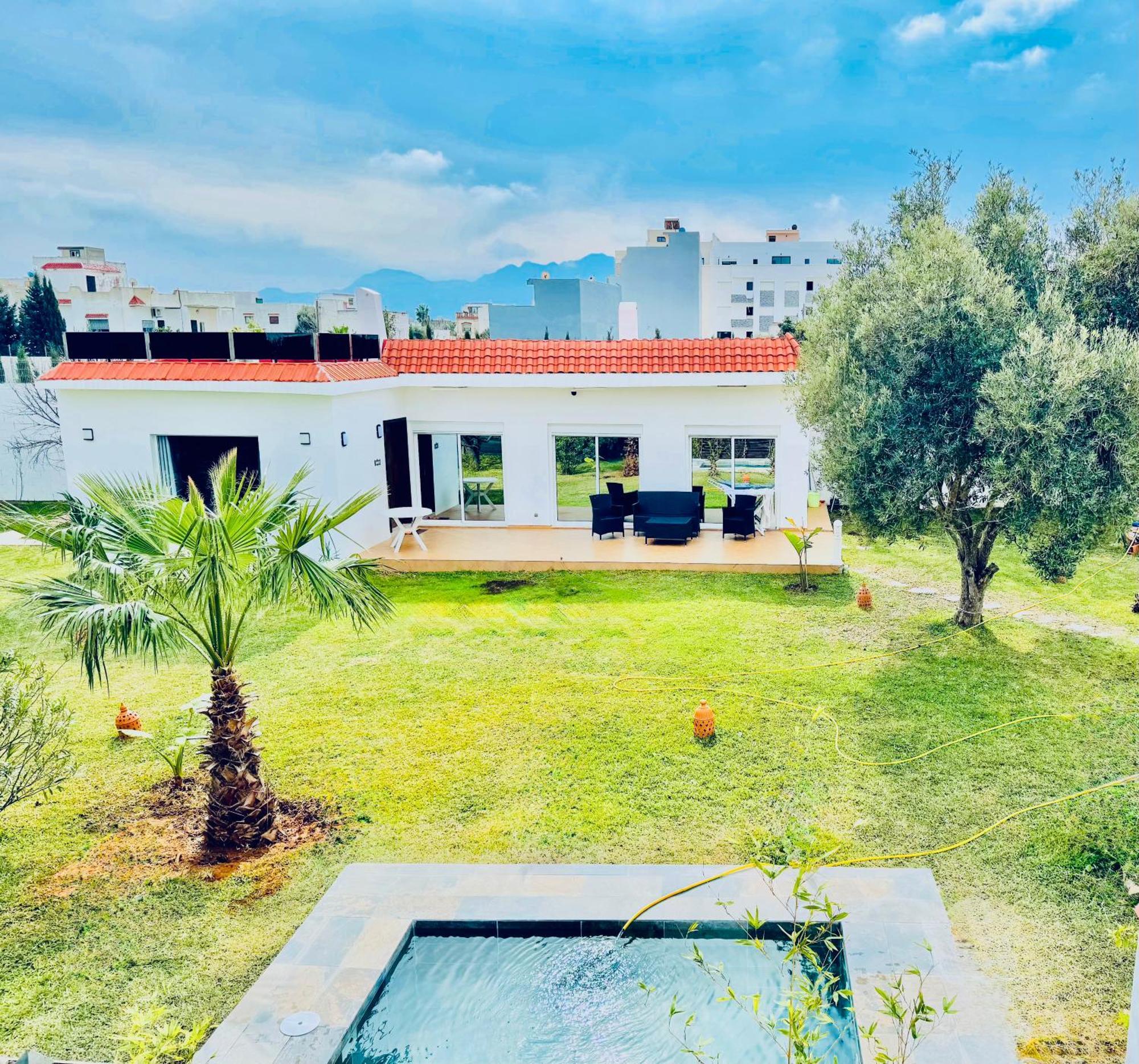 Central Villa With Pool Garden 5Km Sea Cabo Tétouan Ngoại thất bức ảnh